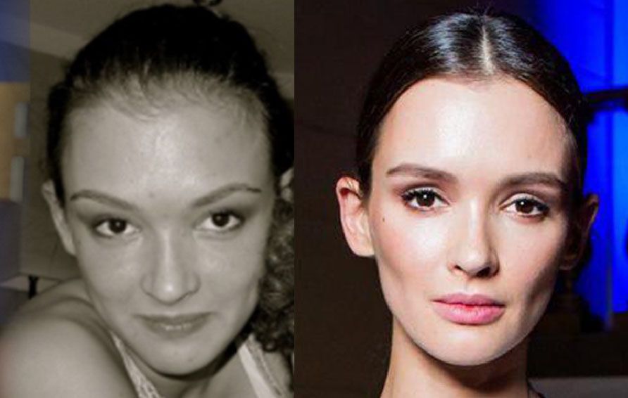 Паулина Андреева скулы