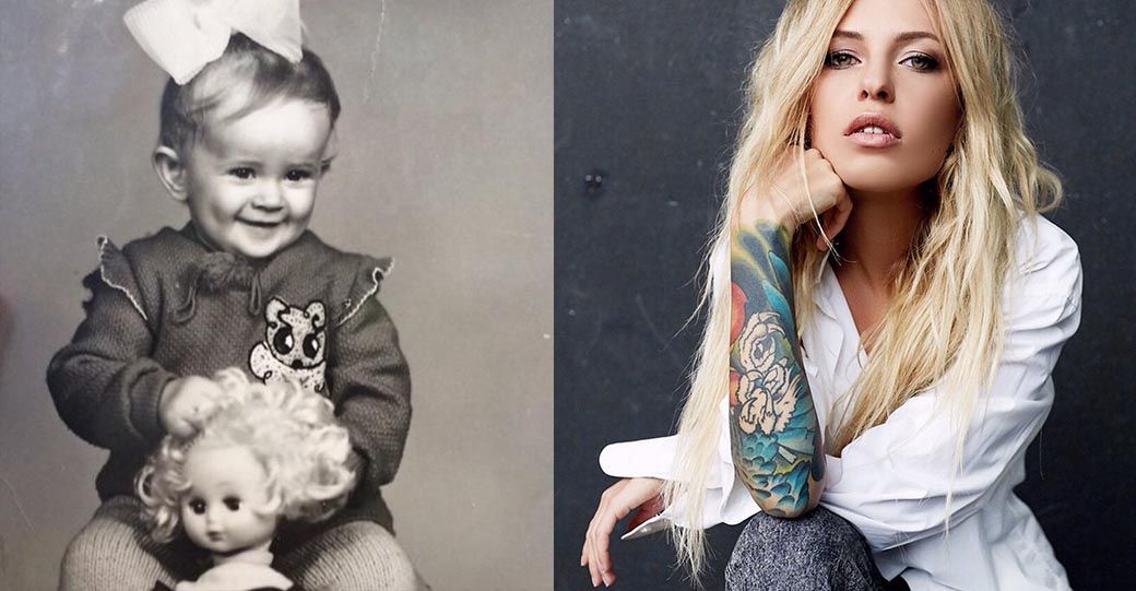 Рита Дакота в детстве