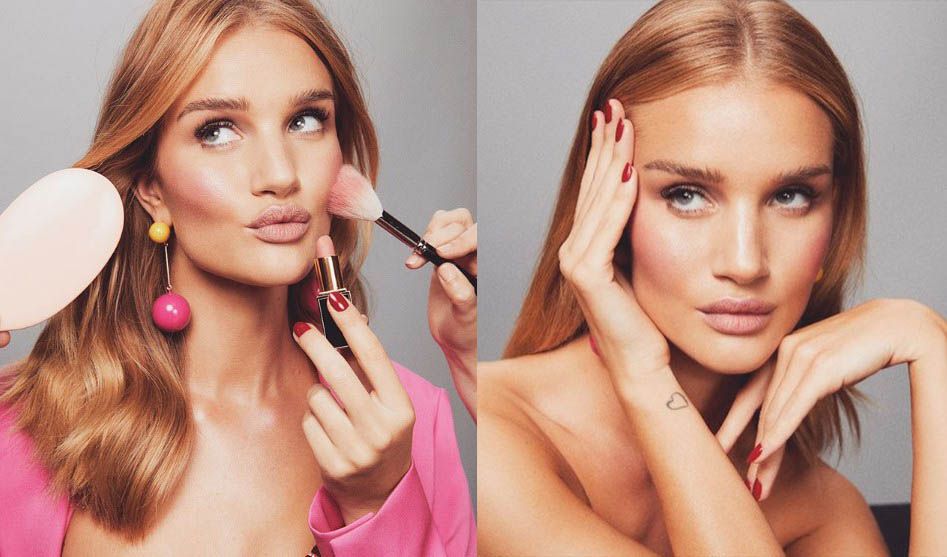 Роузи Хантингтон Уайтли губы