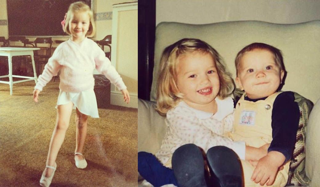 Роузи Хантингтон Уайтли в детстве