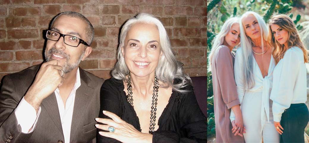 Ясмина Росси с семьей