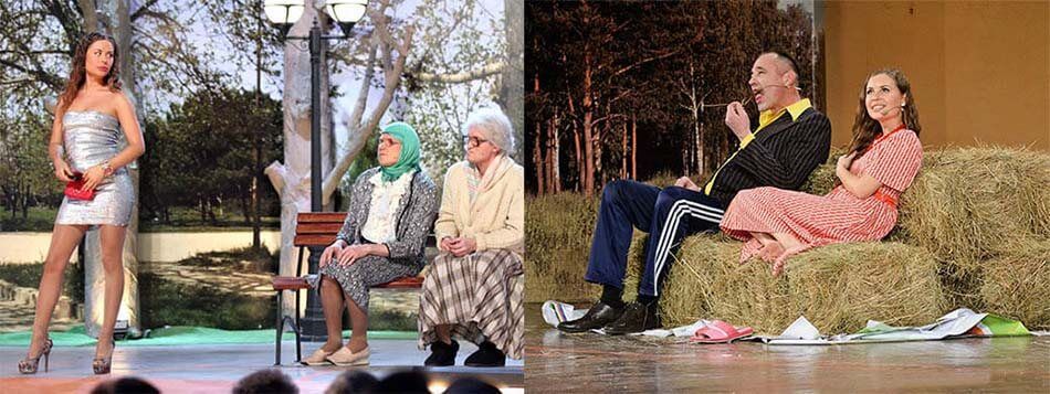 Юлия Михалкова на сцене