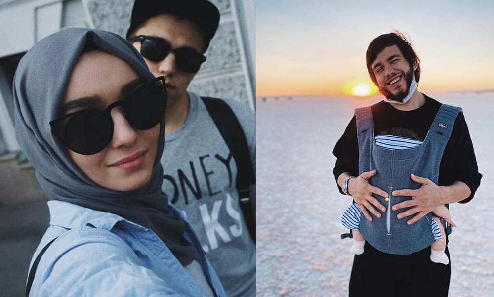 Сергей Романович с&nbsp;сыном и&nbsp;женой