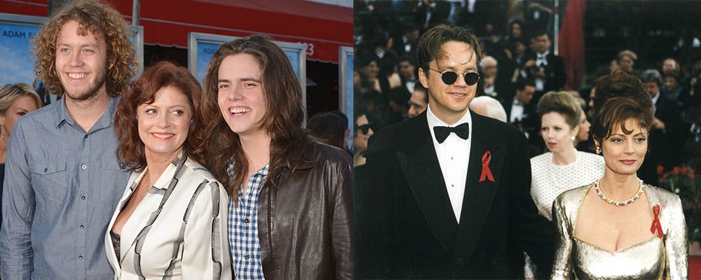 Сьюзан Сарандон и сыновья