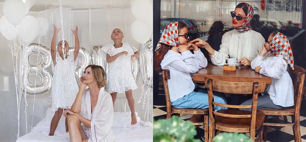 Жаклин Пизано с внучками